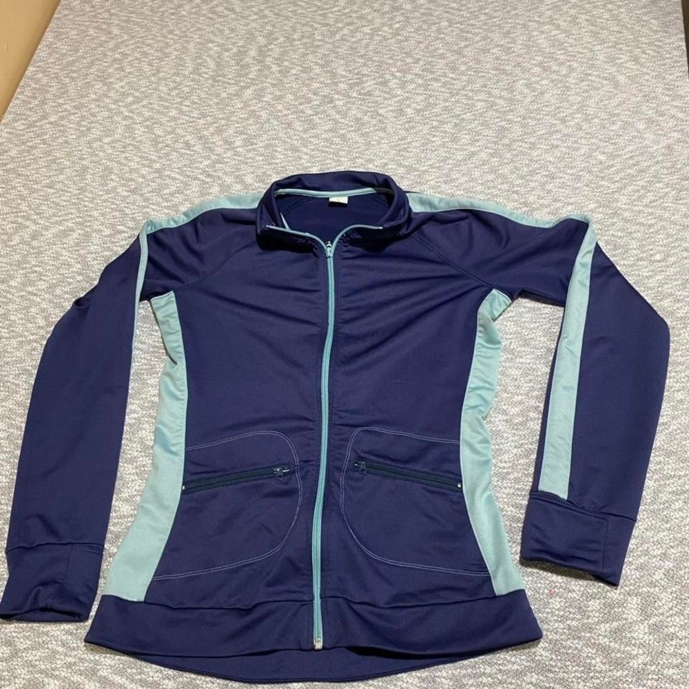 Alo coofit blue zip up jacket women L. SKU-A185#yogawear #athleisure